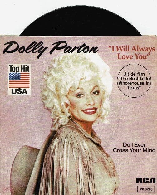 DOLLY PARTON I Will Always Love You Vinyl Record 7 Inch Dutch RCA 1982